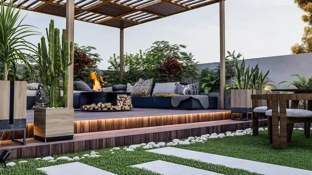 Modern Family Garden in Ajman